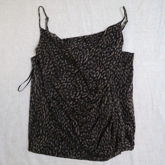 Laundry Leopard Runched Slip Midi Dress NWT - Picture 10 of 16